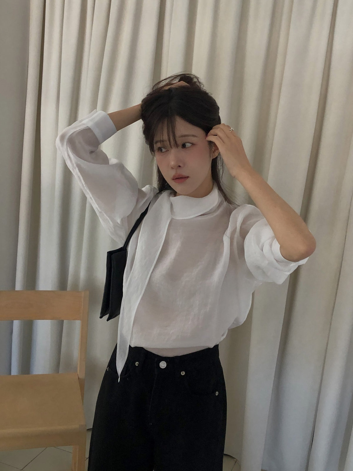 ️ taro blouse-3col