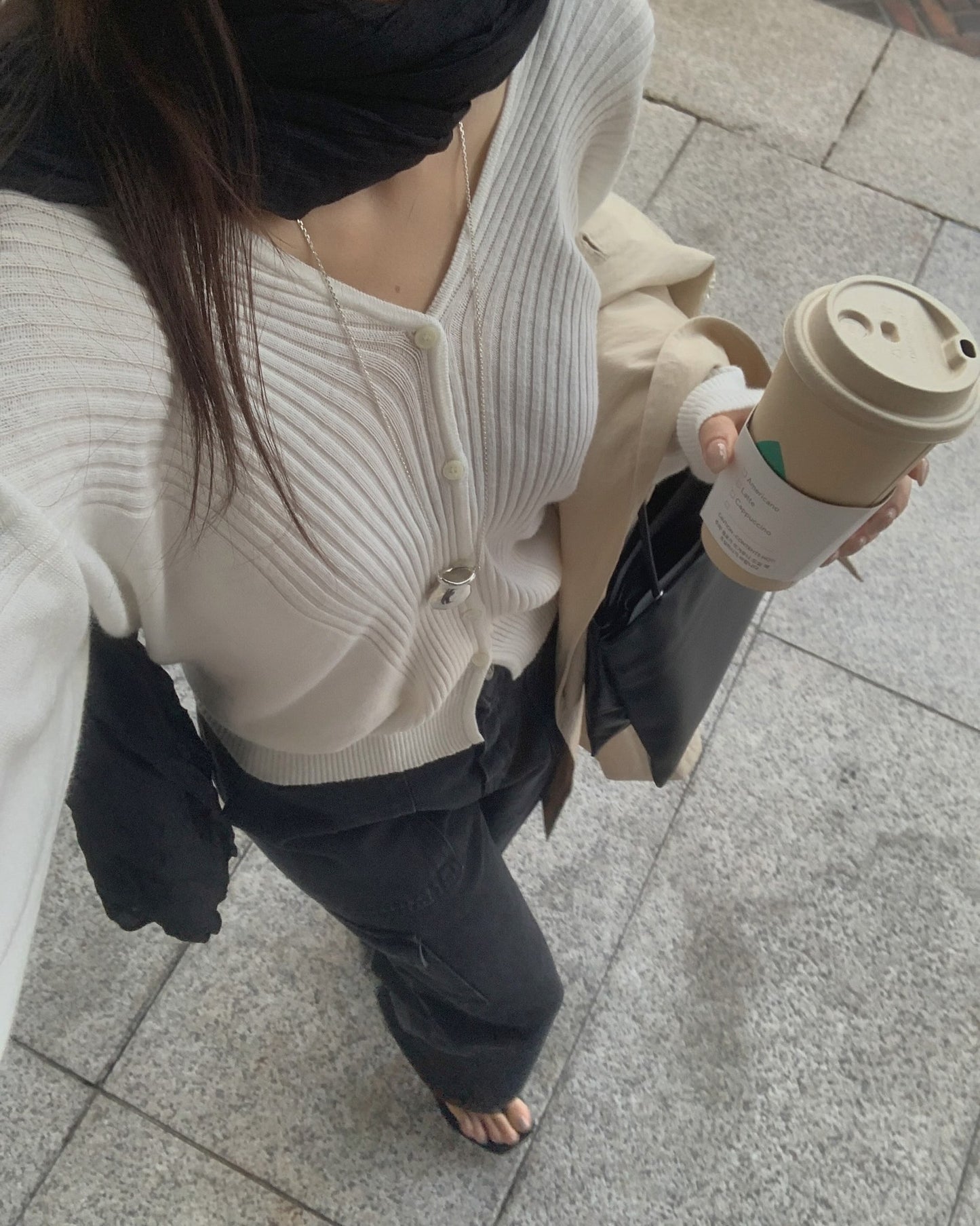 Bas cardigan-3col