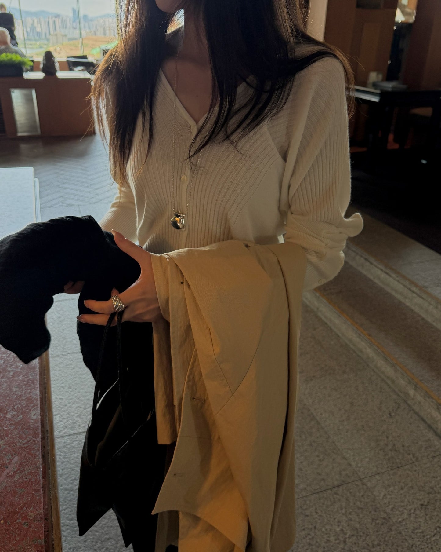 Bas cardigan-3col