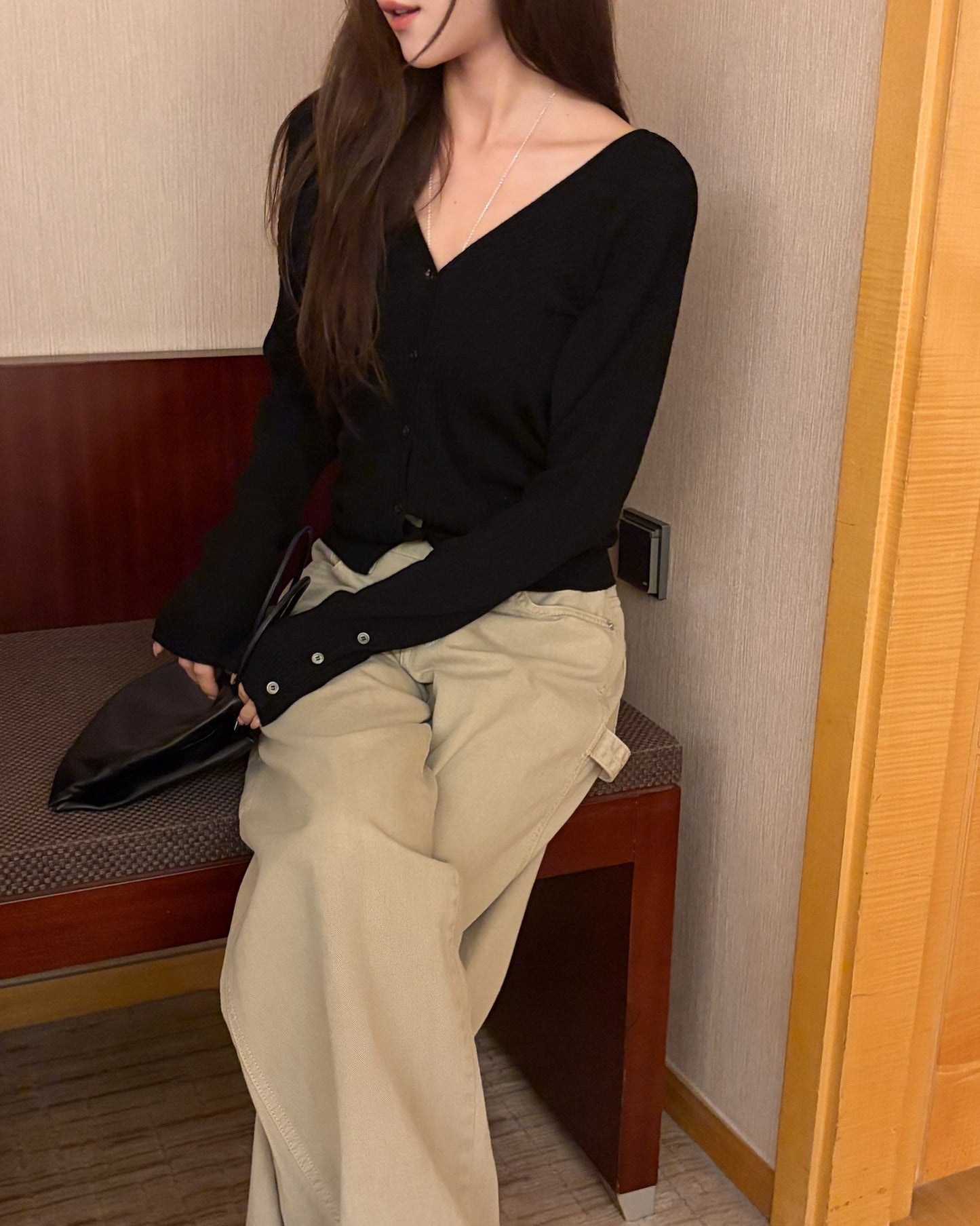 Bas cardigan-3col