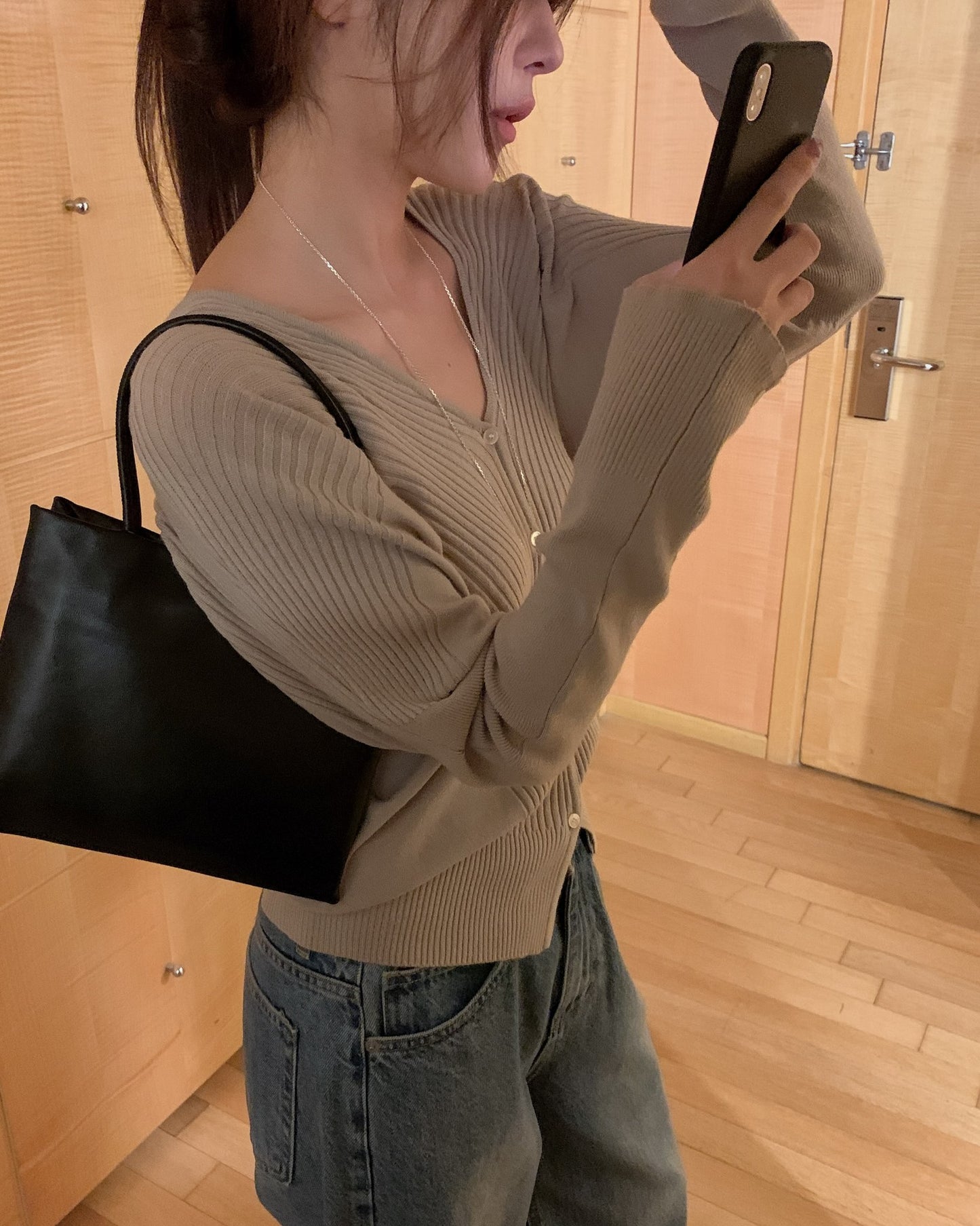 Bas cardigan-3col