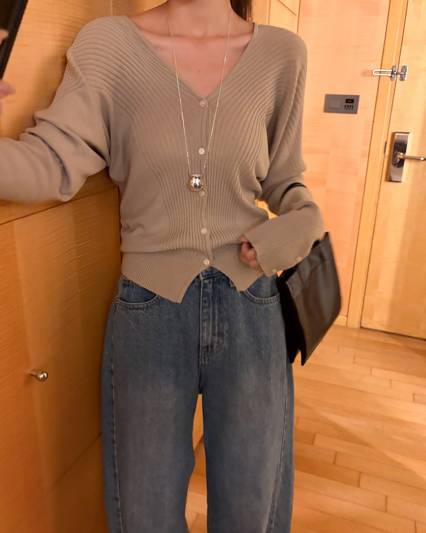 Bas cardigan-3col