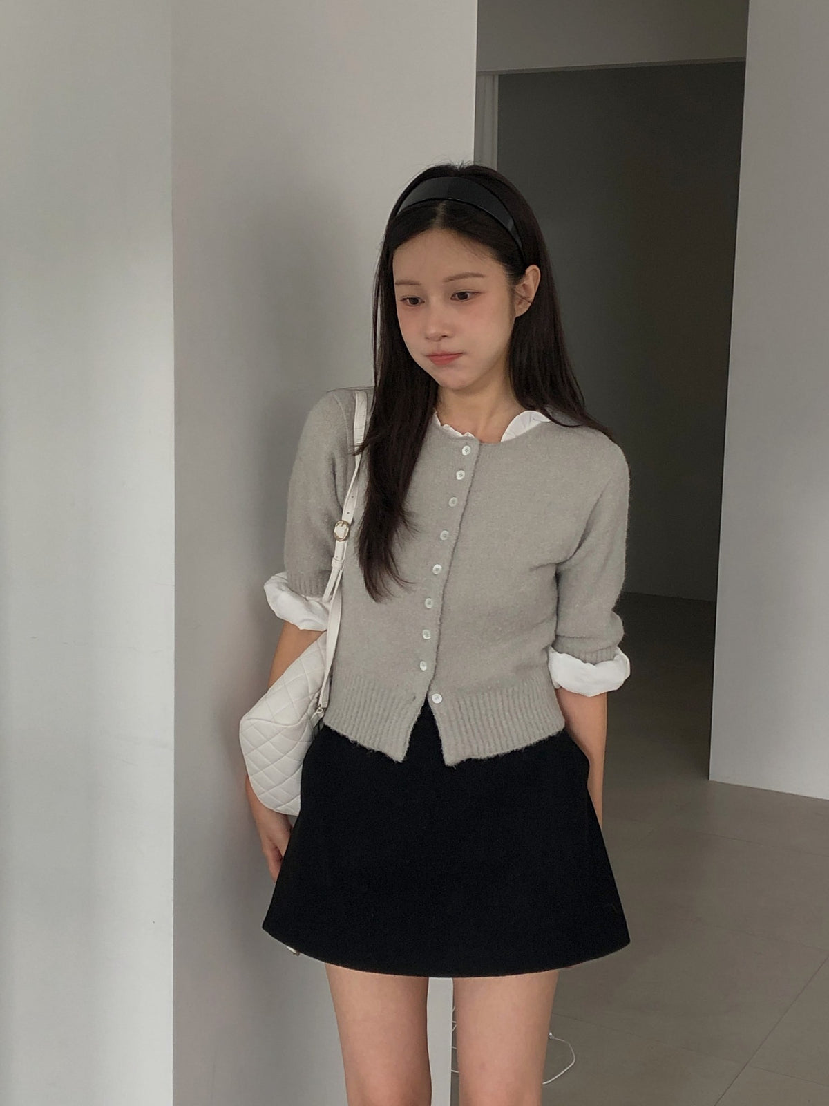 ️wool carin skirt-2col