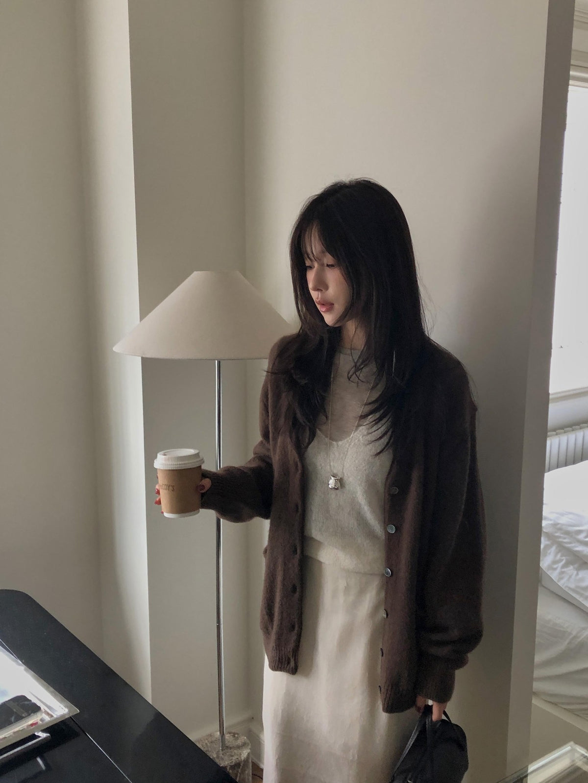 ️mocha skirt-2col