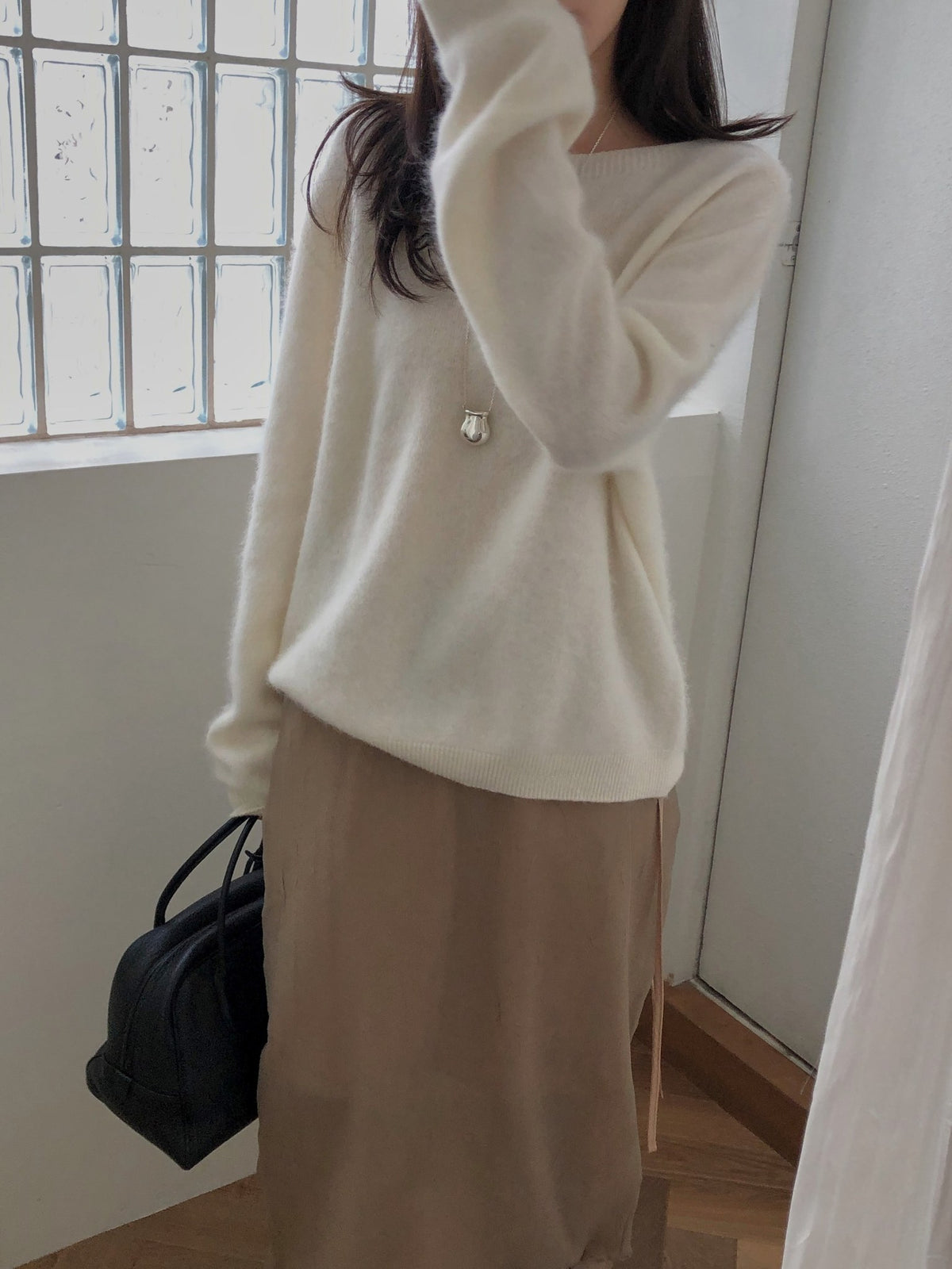 ️mocha skirt-2col