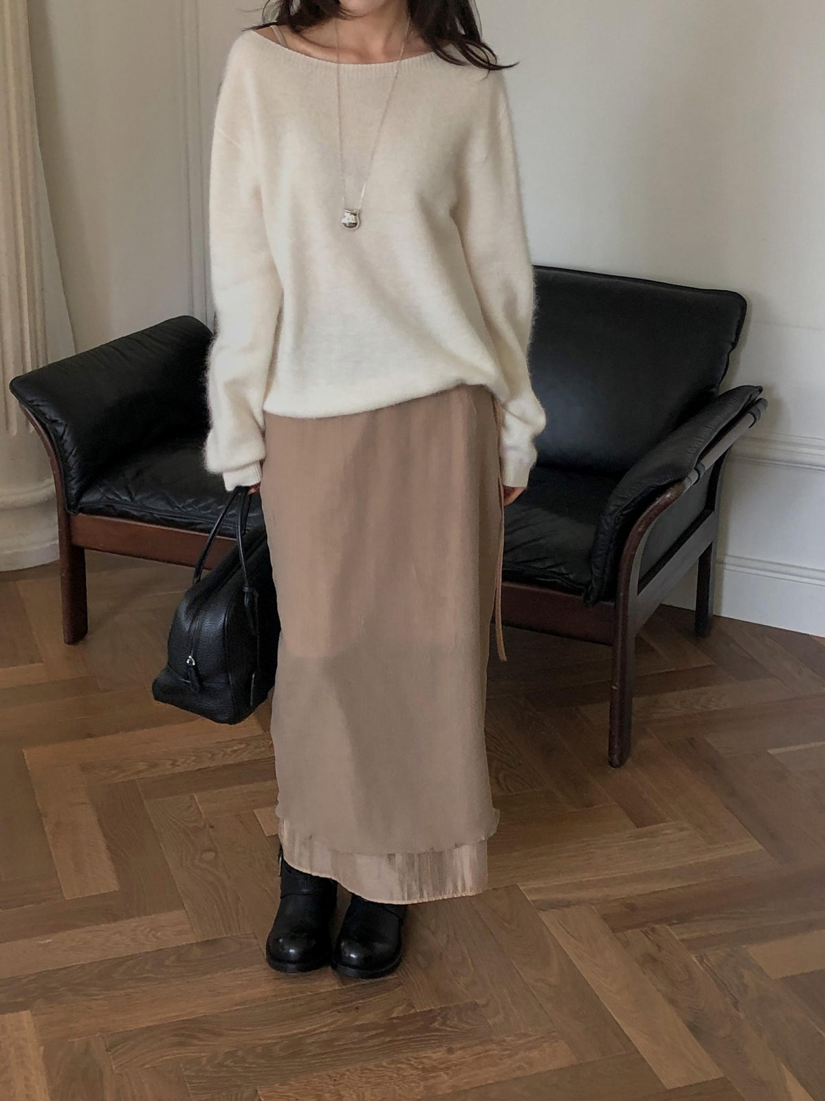 ️mocha skirt-2col