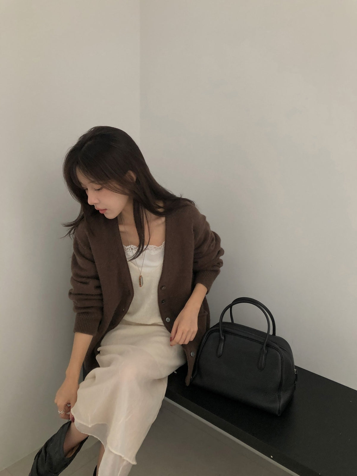 ️mocha skirt-2col
