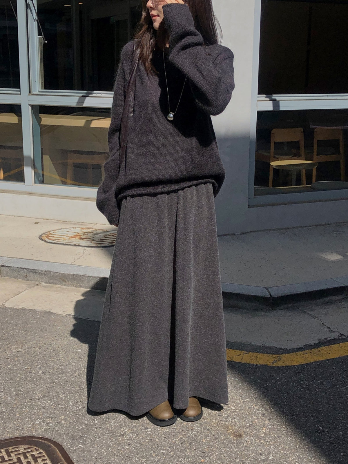 ️ angora wool skirt