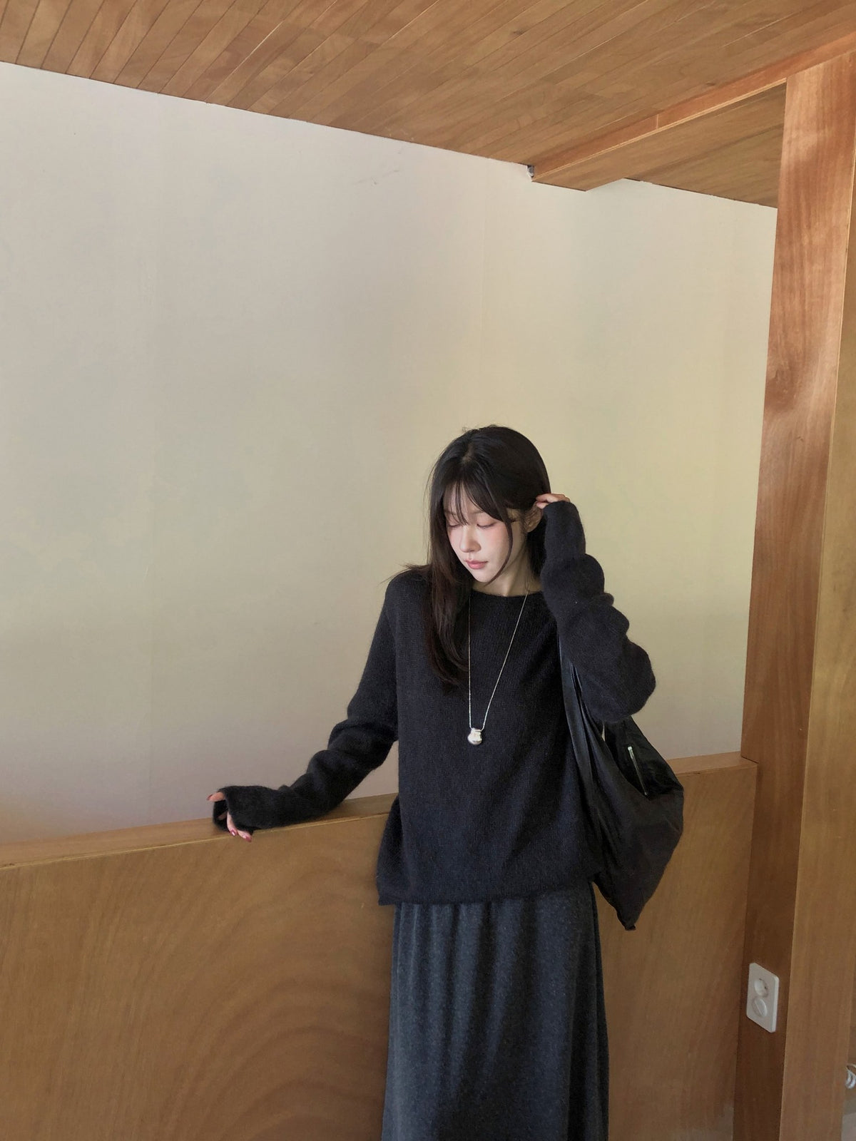 ️ angora wool skirt