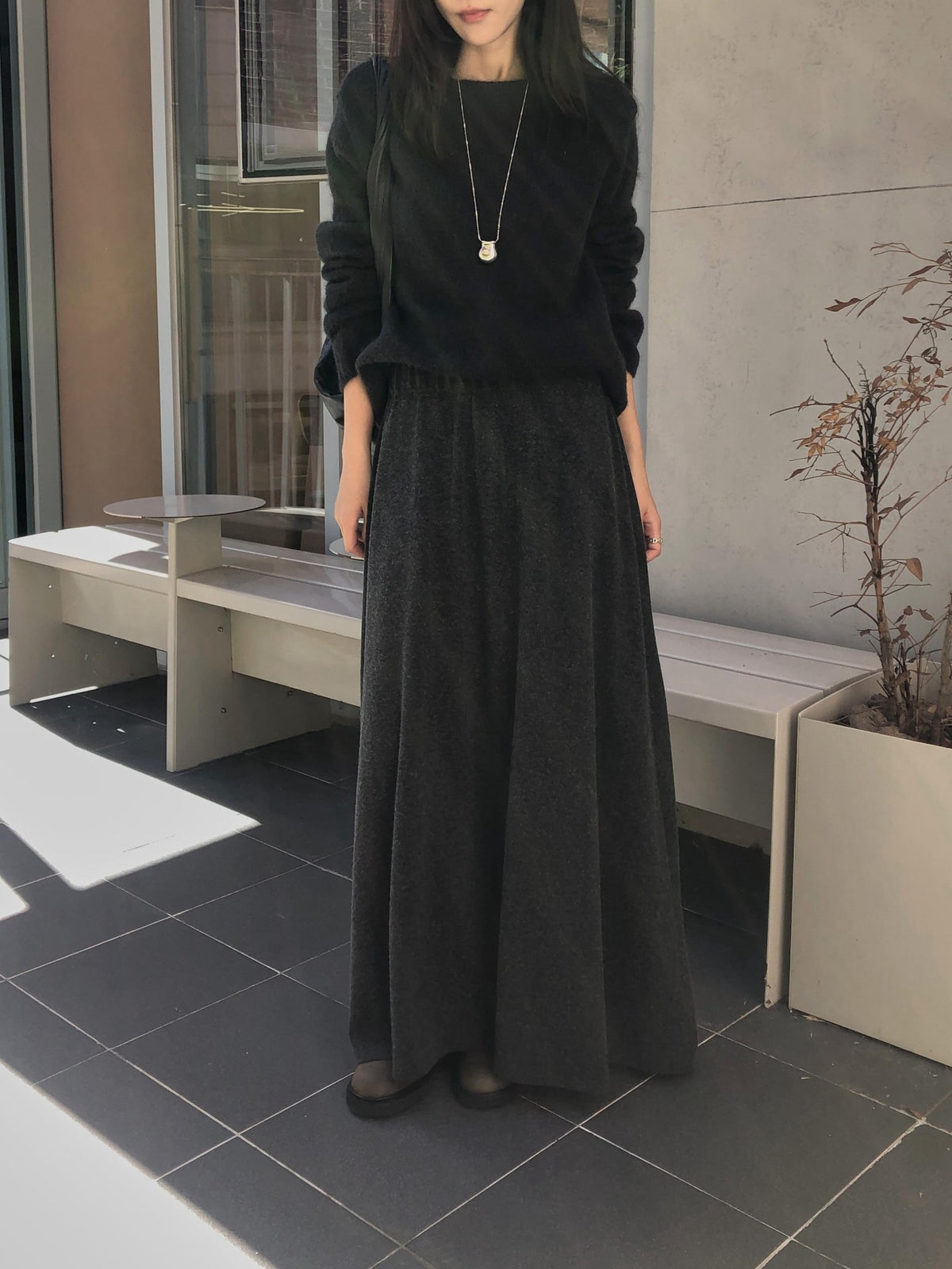 ️ angora wool skirt