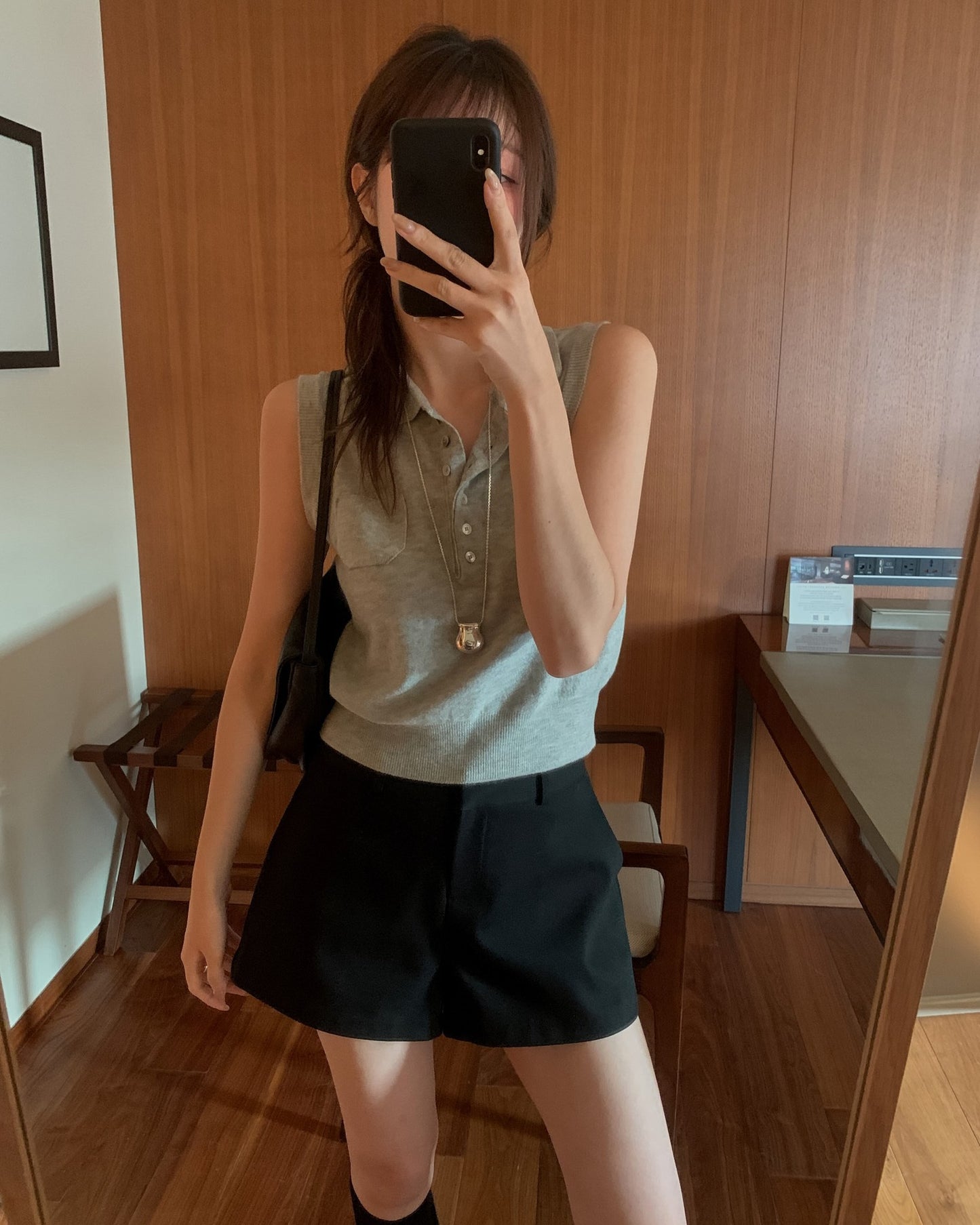 board knit vest-3col