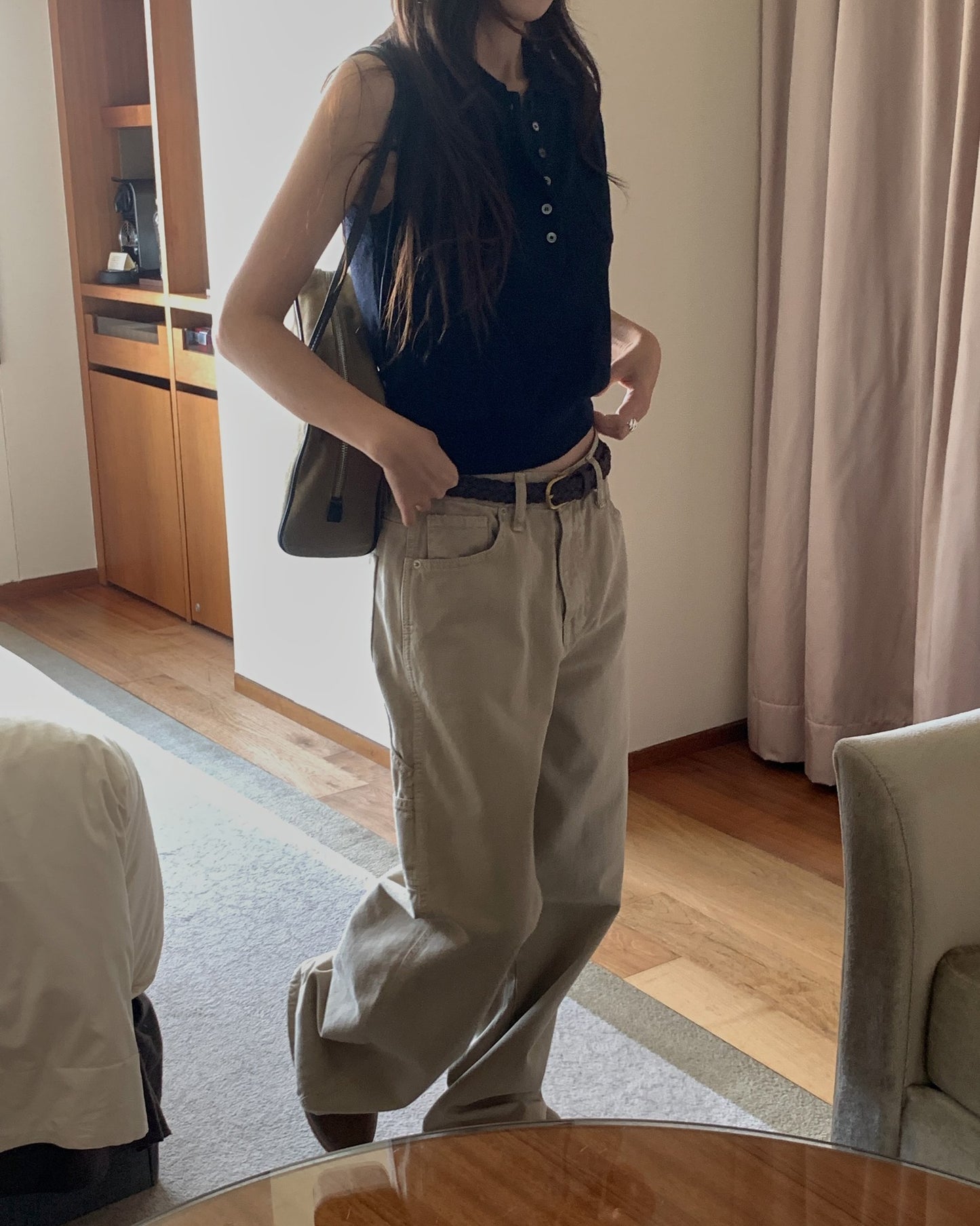 board knit vest-3col