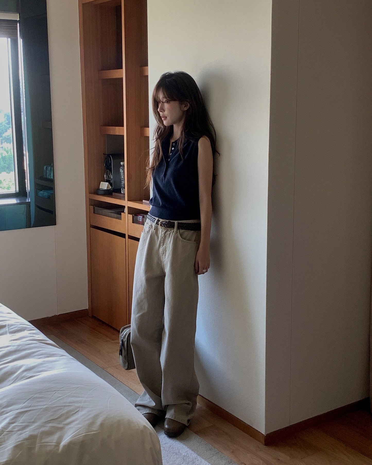 board knit vest-3col