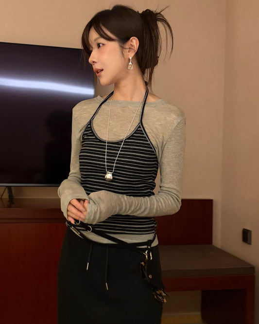 matcha halter sleeveless-3col