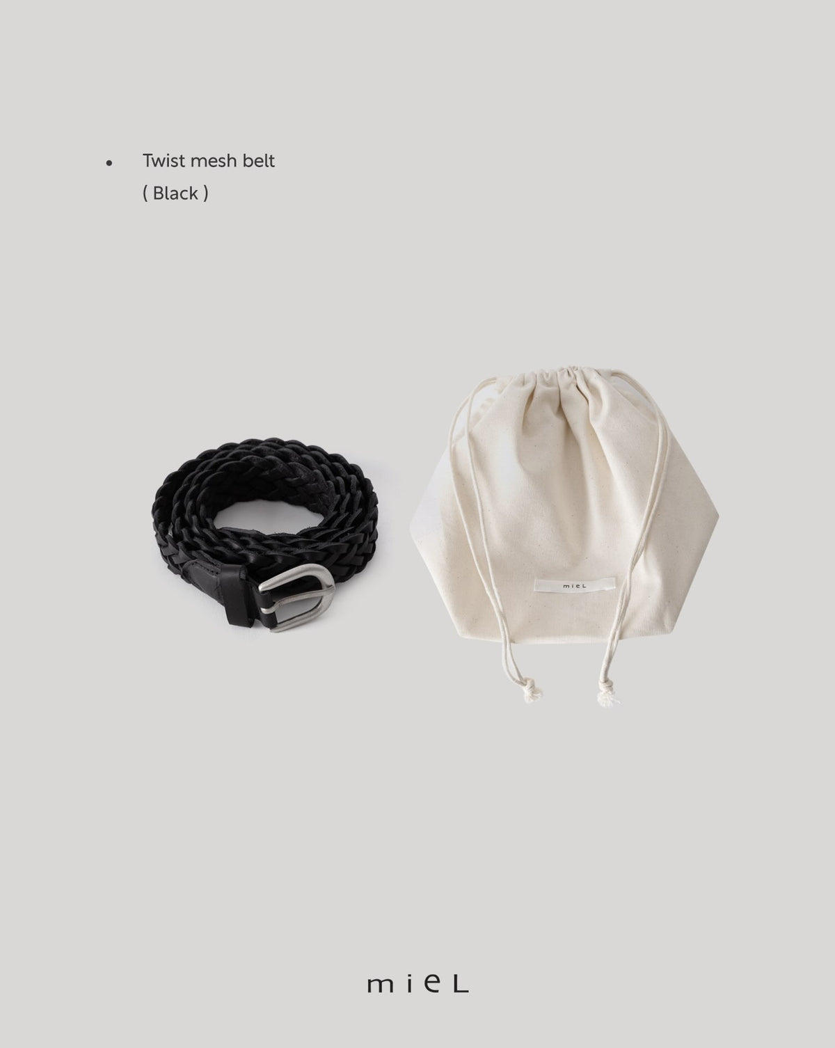 ️ twist mesh belt-2col