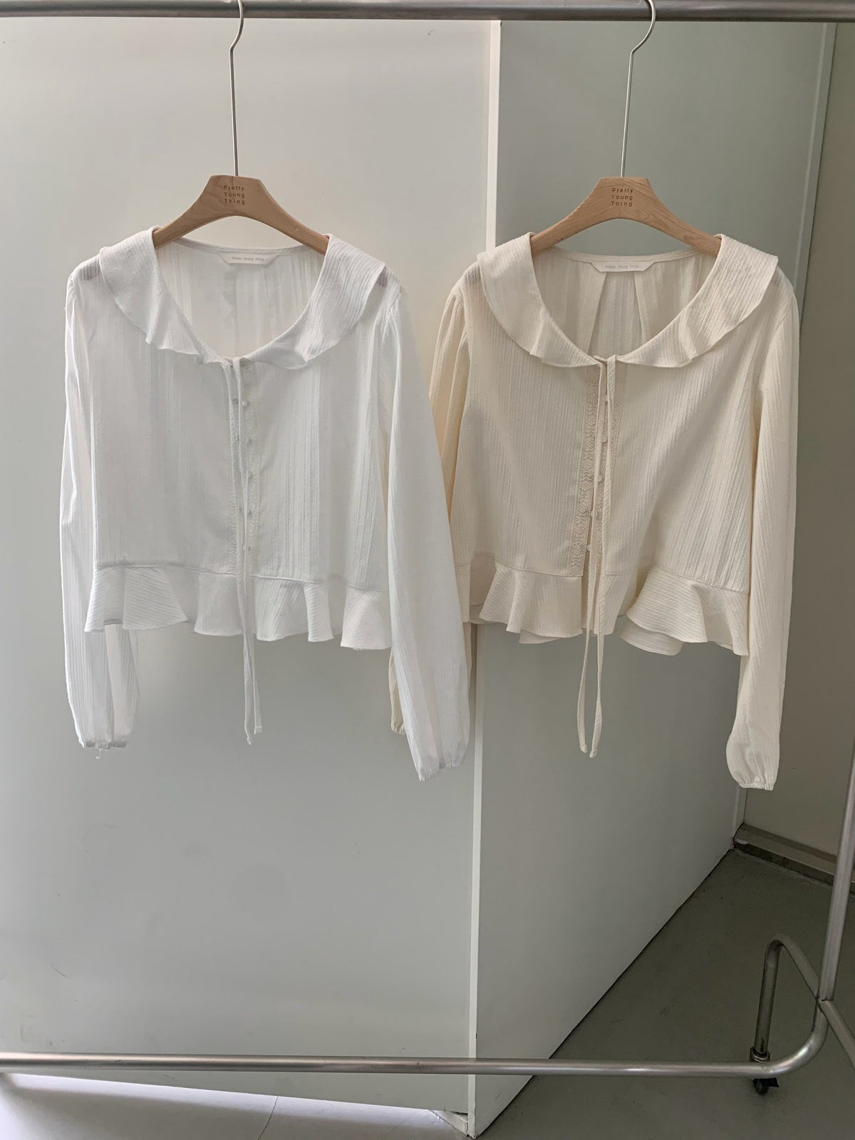 hygge frill blouse-2col
