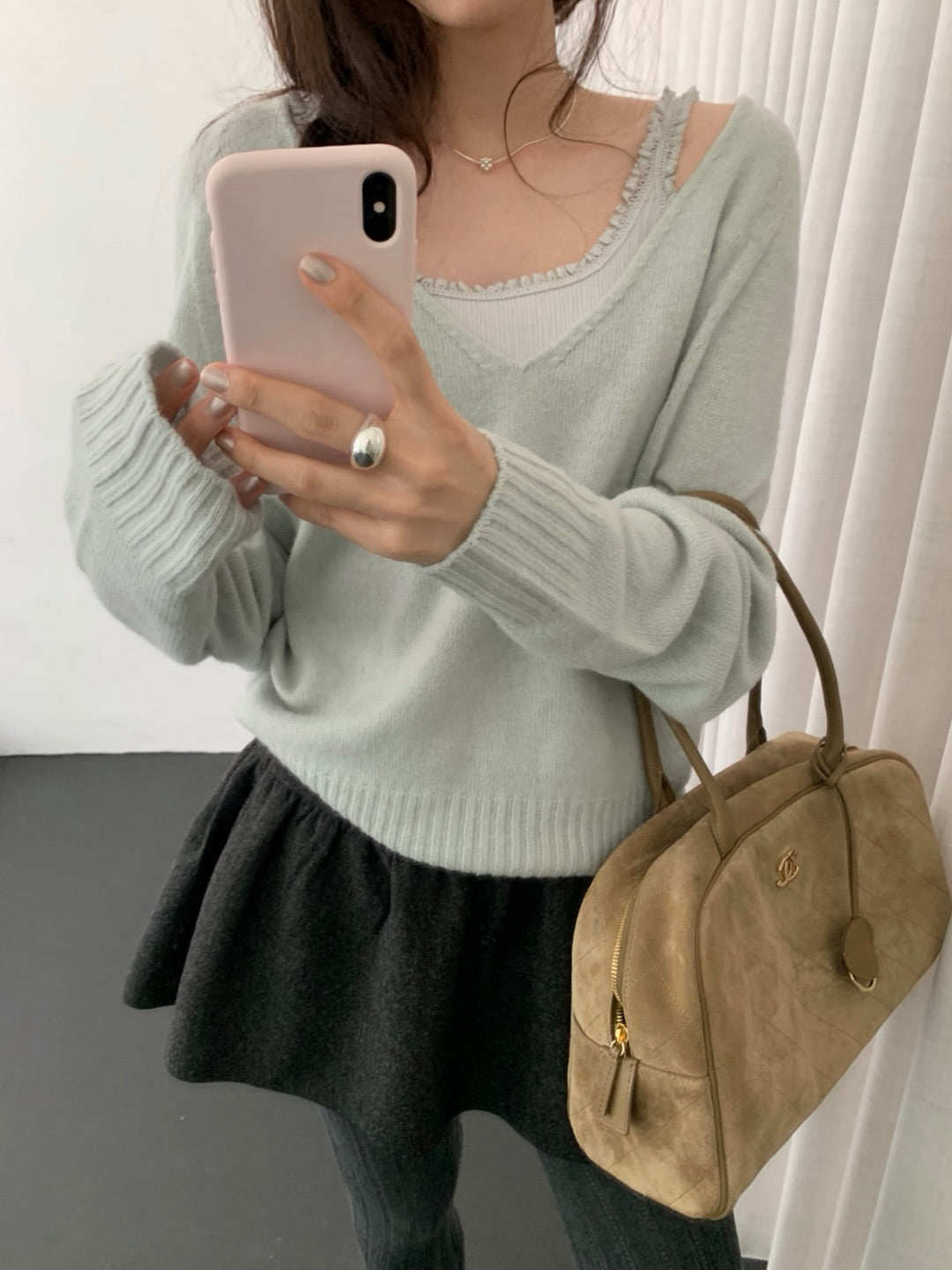 all in wholgar v-knit-4col