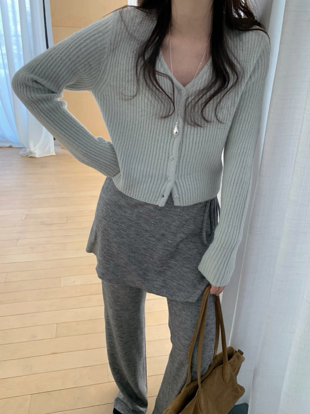 winter wrap pants set-2col