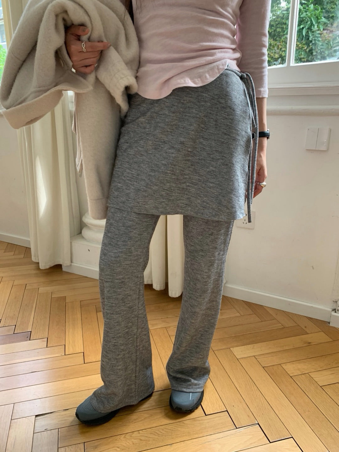 winter wrap pants set-2col