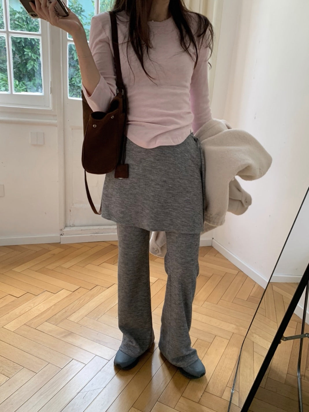 winter wrap pants set-2col
