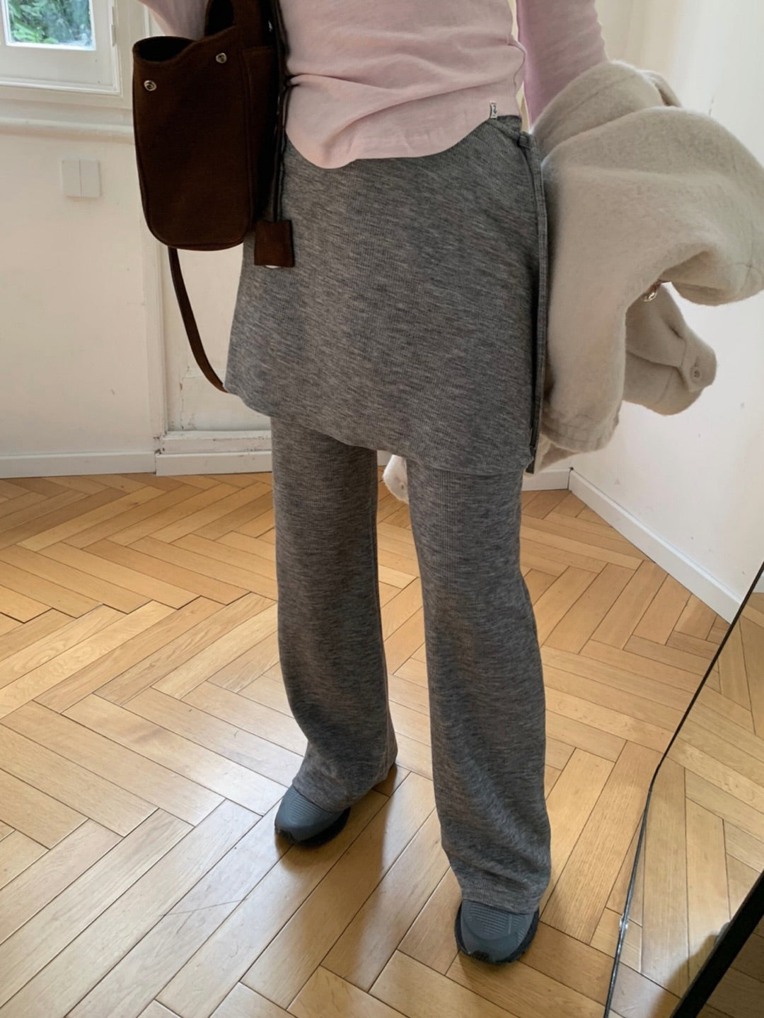 winter wrap pants set-2col