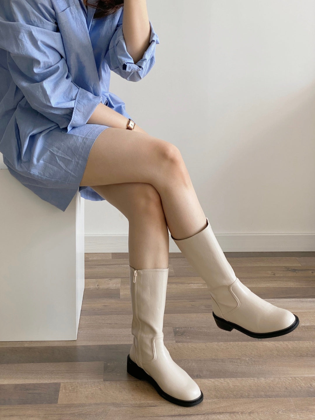 Marie Round toe boots-3col