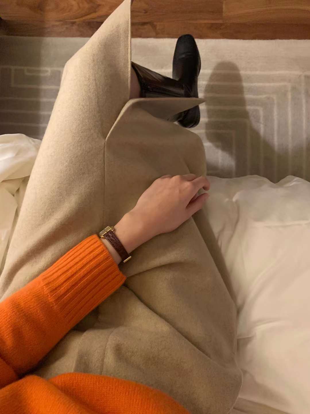 Ounce kelly wool midi skirt-3col