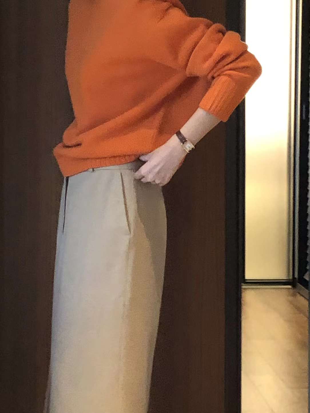 Ounce kelly wool midi skirt-3col