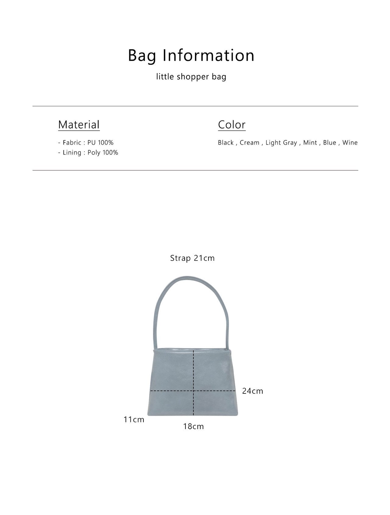 Little shopper bag-4col