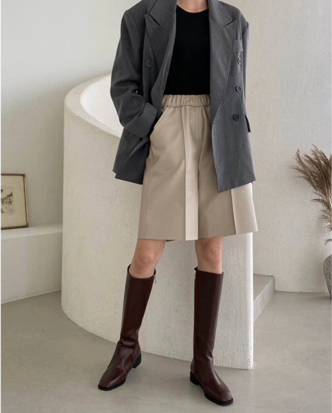 Basic long boots 2col