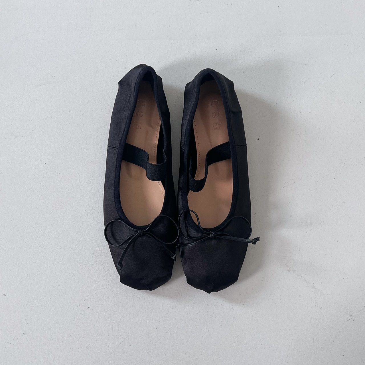 black 255 即納 Mell banding flat-225~260size -10col